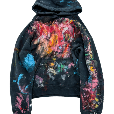 Multicoloured Painting Hoodie