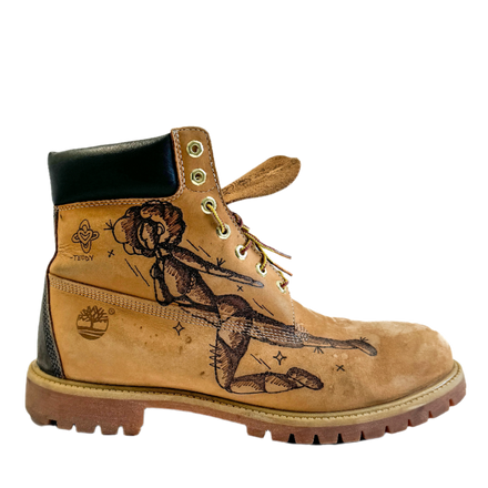 Abveallelse x Timberland 6 Inch Boot in Wheat