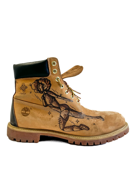Abveallelse x Timberland 6 Inch Boot in Wheat