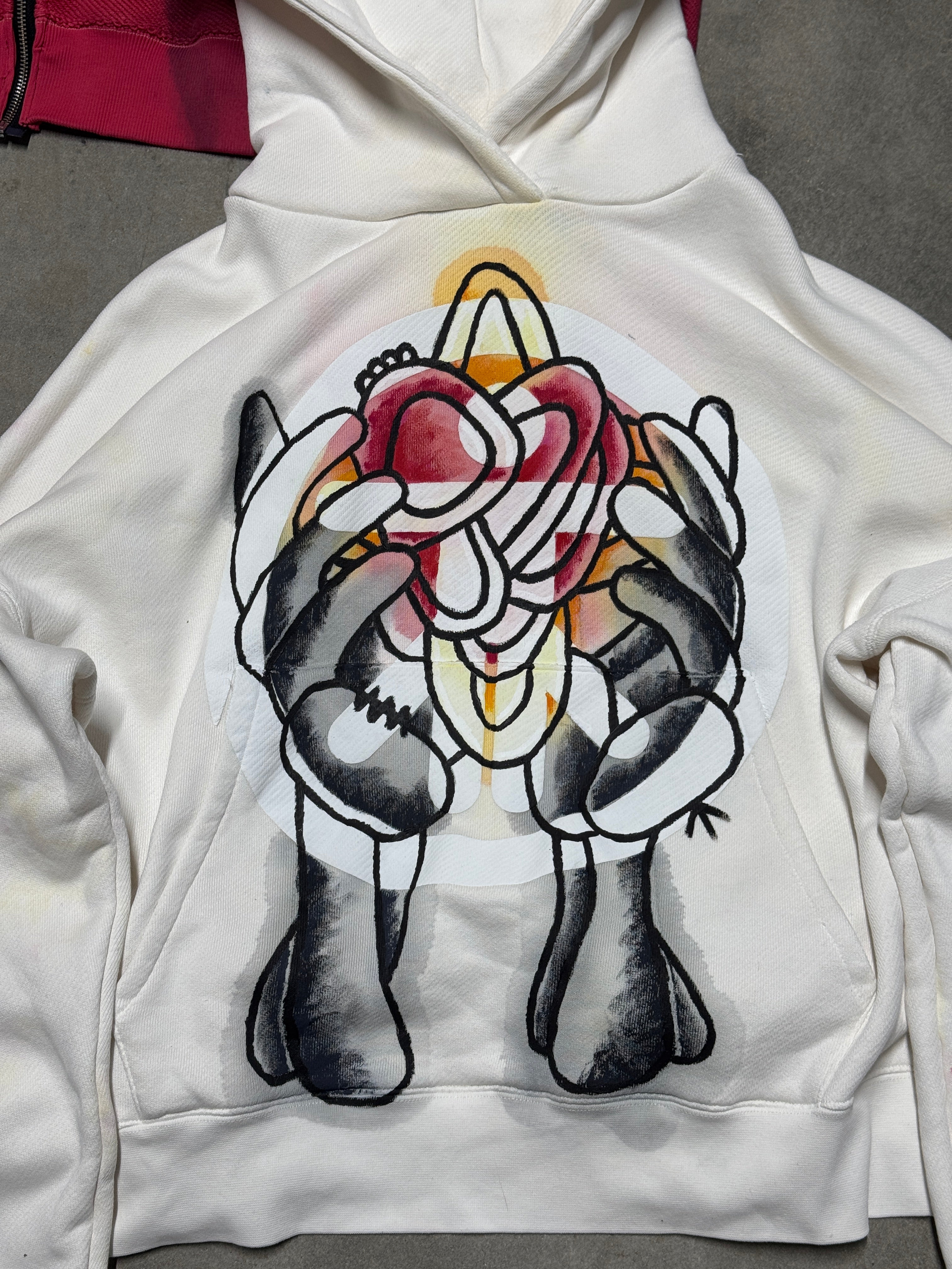 Aeliza Logo Painted Hoodie