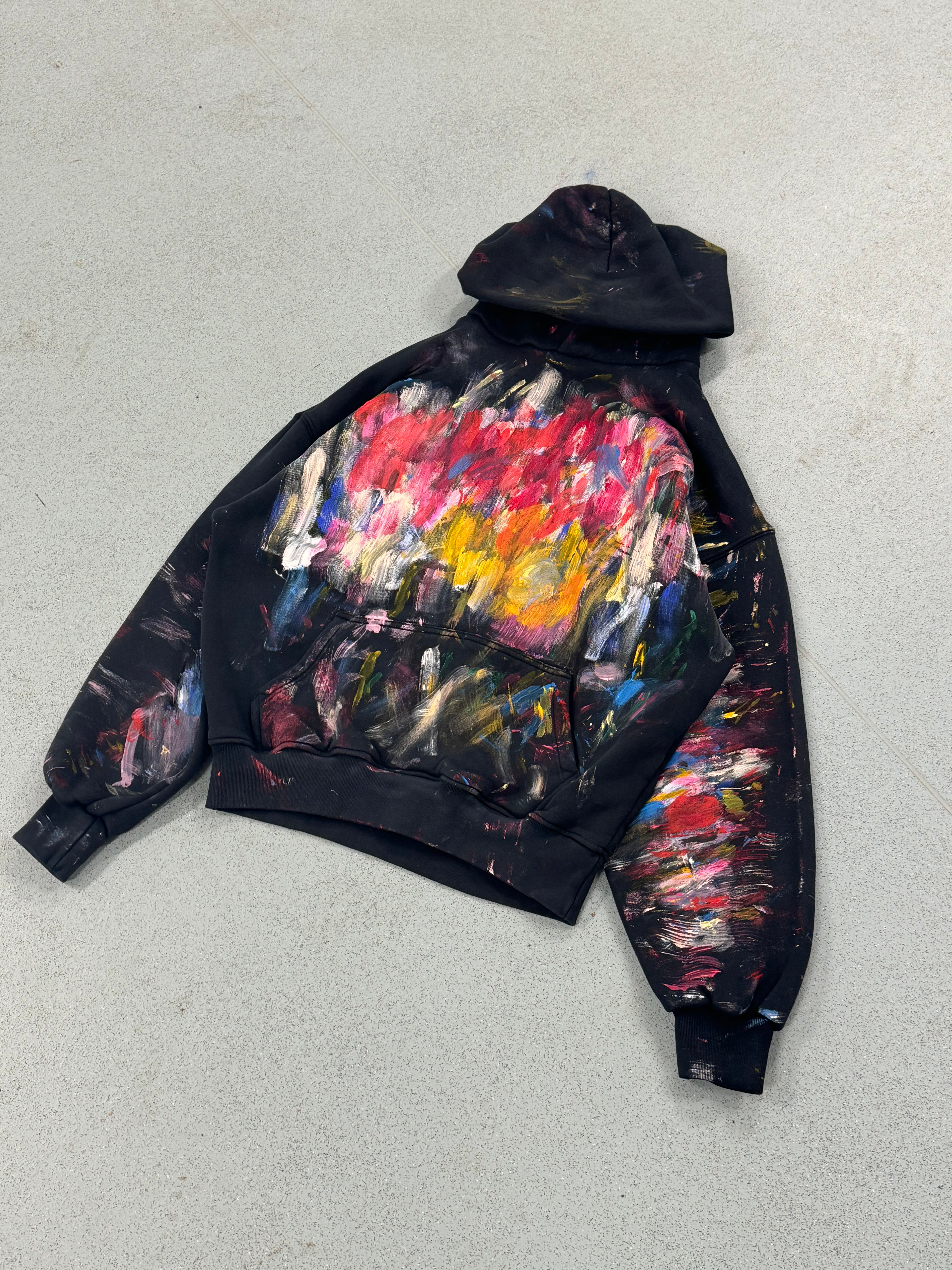 Multicoloured Painting Hoodie