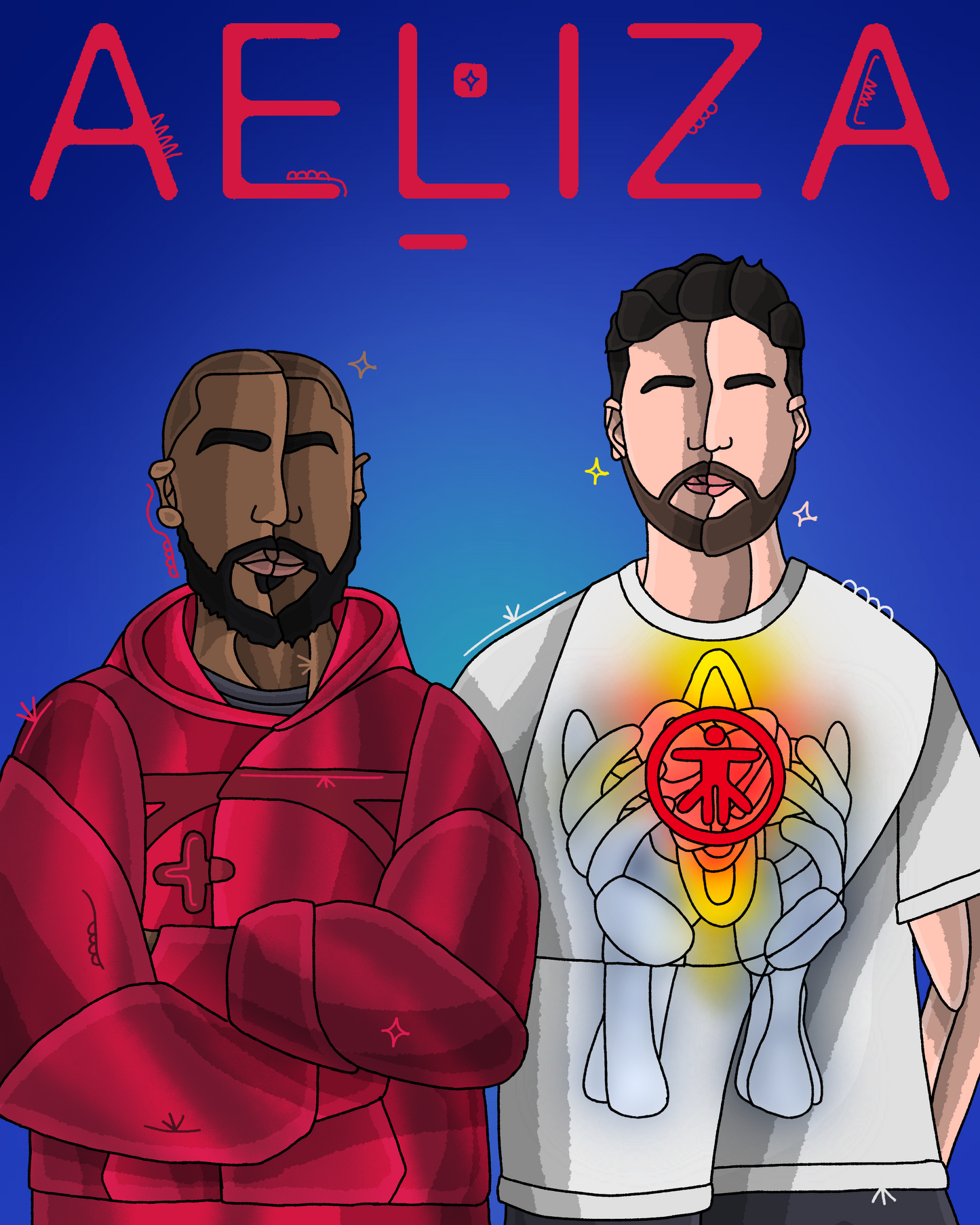 Aeliza Red Hoodie