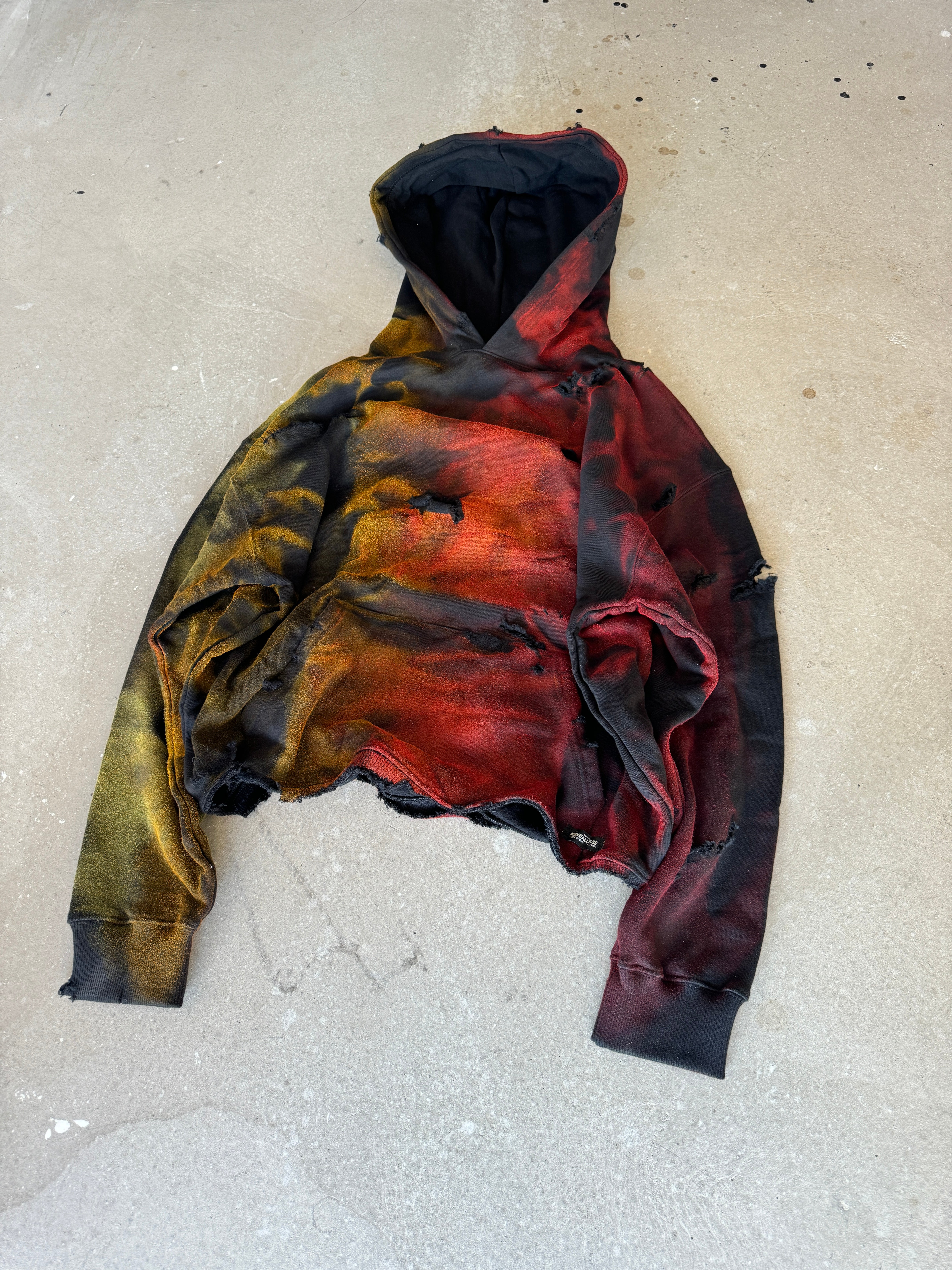 Destroyed Sundown Hoodie