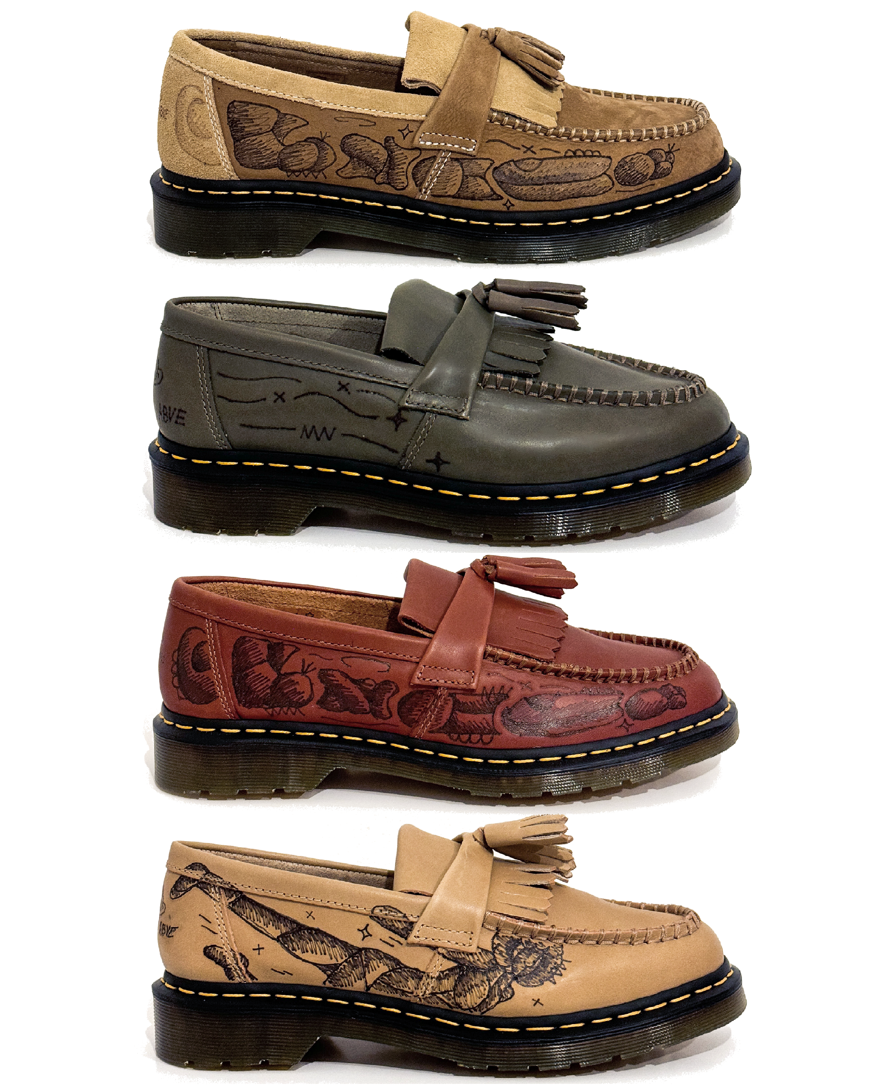 Abveallelse x Dr Martens Trail Loafers