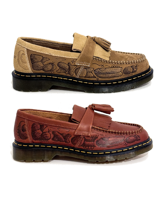 Abveallelse x Dr Martens Skeleton Loafters