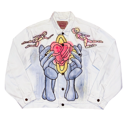 Painted Logo Trucker Jacket